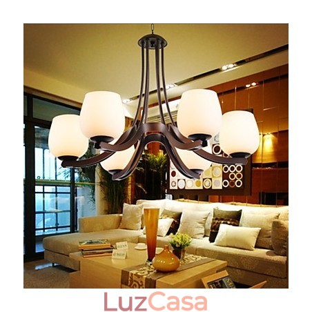Lustre de metal tradicional clássico retrô estilo mini pintura Lustre de metal tradicional clássico retrô estilo mini pintura