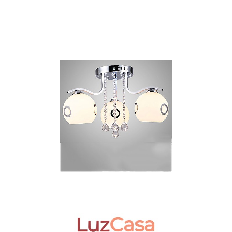 Montagem embutida Cristal Moderno Contemporâneo Vidro