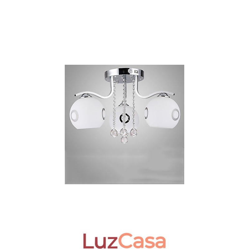 Montagem embutida Cristal Moderno Contemporâneo Vidro