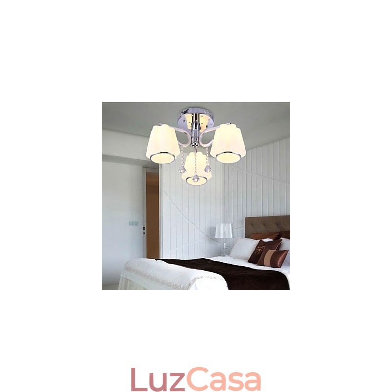 Montagem embutida Cristal Moderno Contemporâneo Vidro