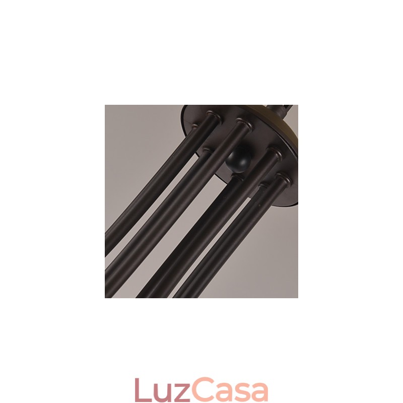 Lustre de metal tradicional clássico retrô estilo mini pintura