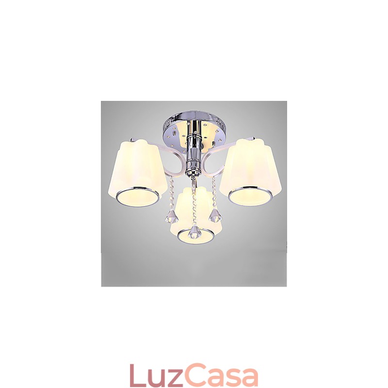 Montagem embutida Cristal Moderno Contemporâneo Vidro