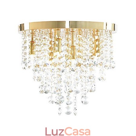 Moderno Cristal Semi Flush Mount com 9 Luzes (Base de Lâmpada G9) Moderno Cristal Semi Flush Mount com 9 Luzes (Base de Lâmpada G9)