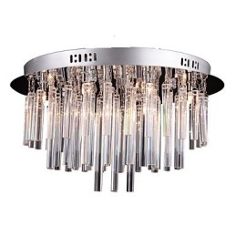 Lustre de Cristal Moderno com 12 Luzes
