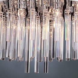 Lustre de Cristal Moderno com 12 Luzes