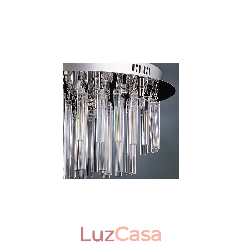 Lustre de Cristal Moderno com 12 Luzes