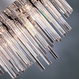 Lustre de Cristal Moderno com 12 Luzes