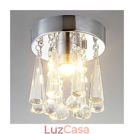 1 Luminária Semi Embutida em Cristal 1 Luminária Semi Embutida em Cristal