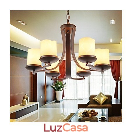 Lustre de metal tradicional clássico retrô estilo mini pintura Lustre de metal tradicional clássico retrô estilo mini pintura