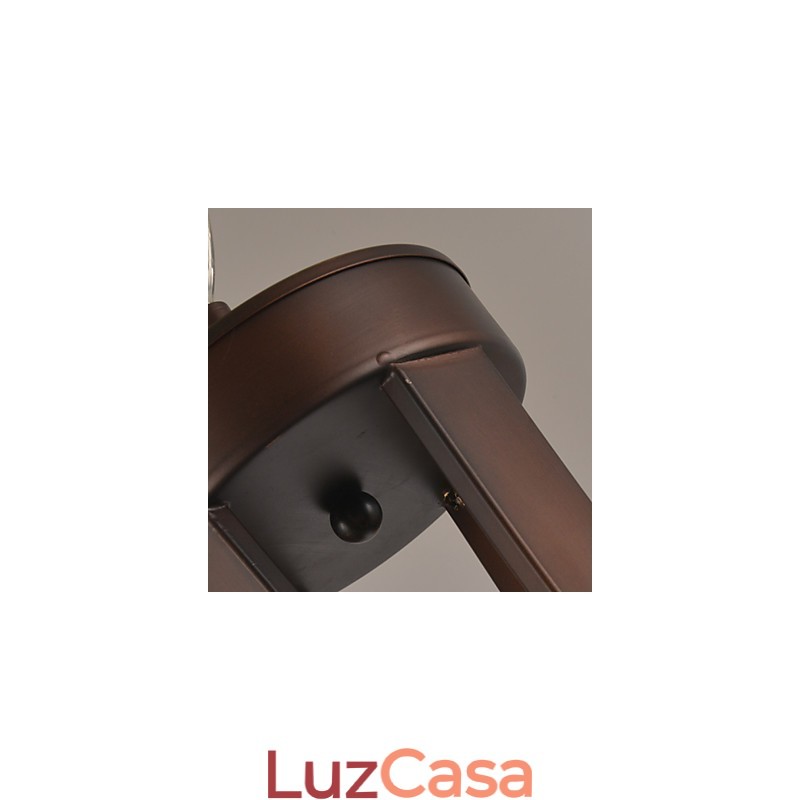 Lustre de metal tradicional clássico retrô estilo mini pintura
