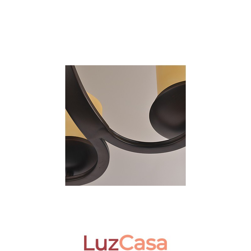 Lustre de metal tradicional clássico retrô estilo mini pintura
