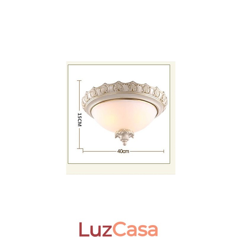 Montagem embutida Cristal Tradicional Clássico Resina