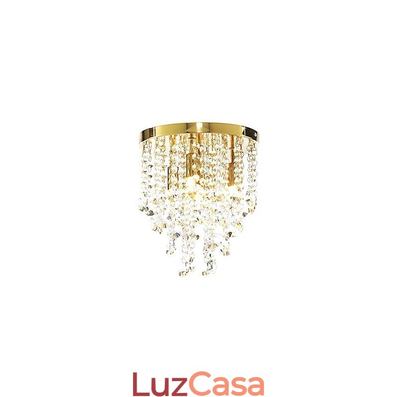 Moderno Cristal Semi Flush Mount com 4 Luzes (Base de Lâmpada G9)