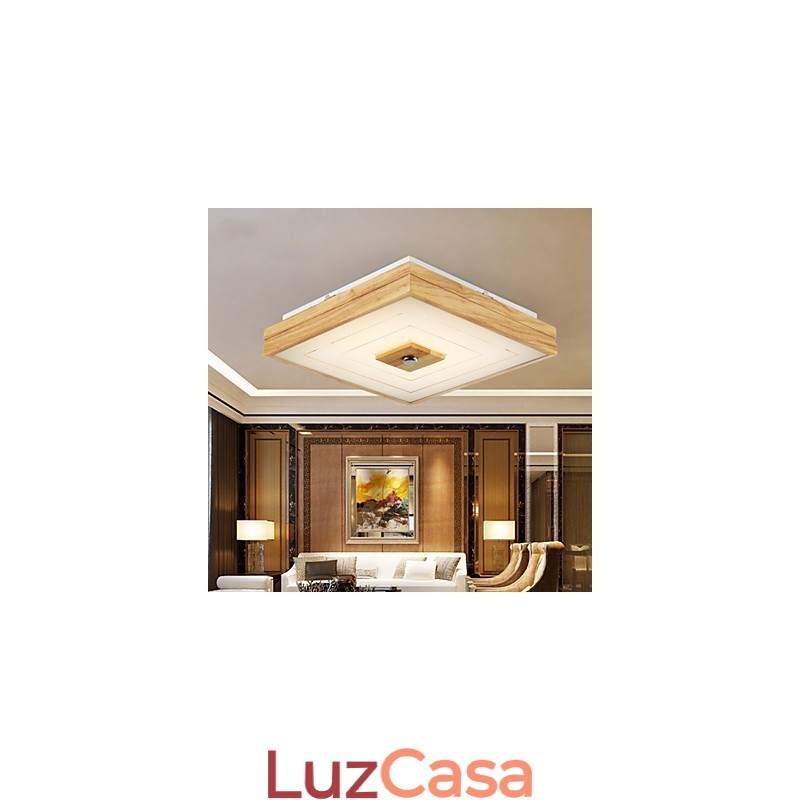 Pintura moderna contemporânea estilo mini madeira bambu montagem embutida