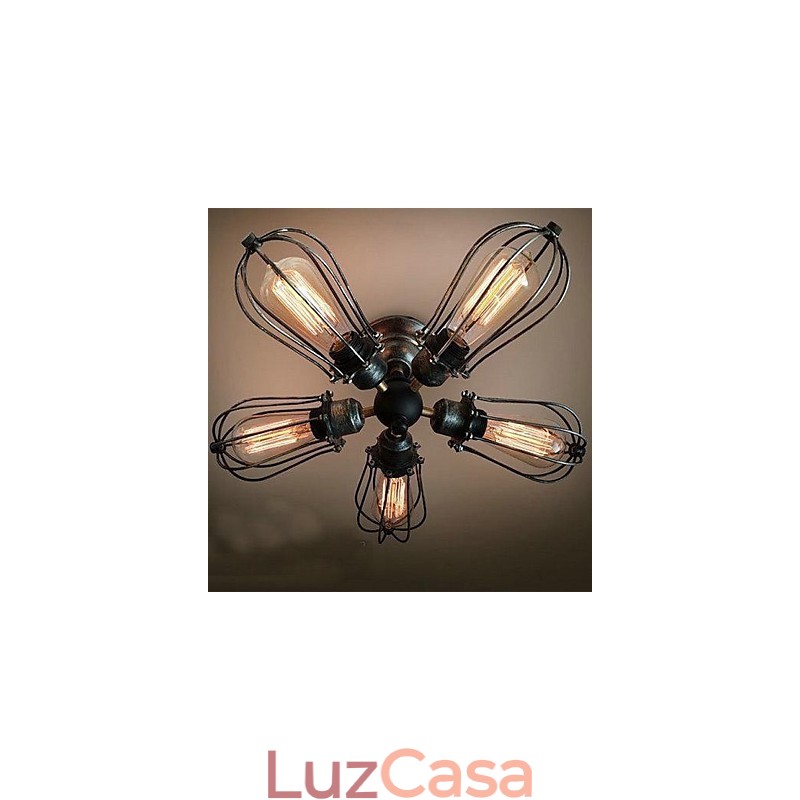 Pintura estilo vintage mini metal montagem embutida