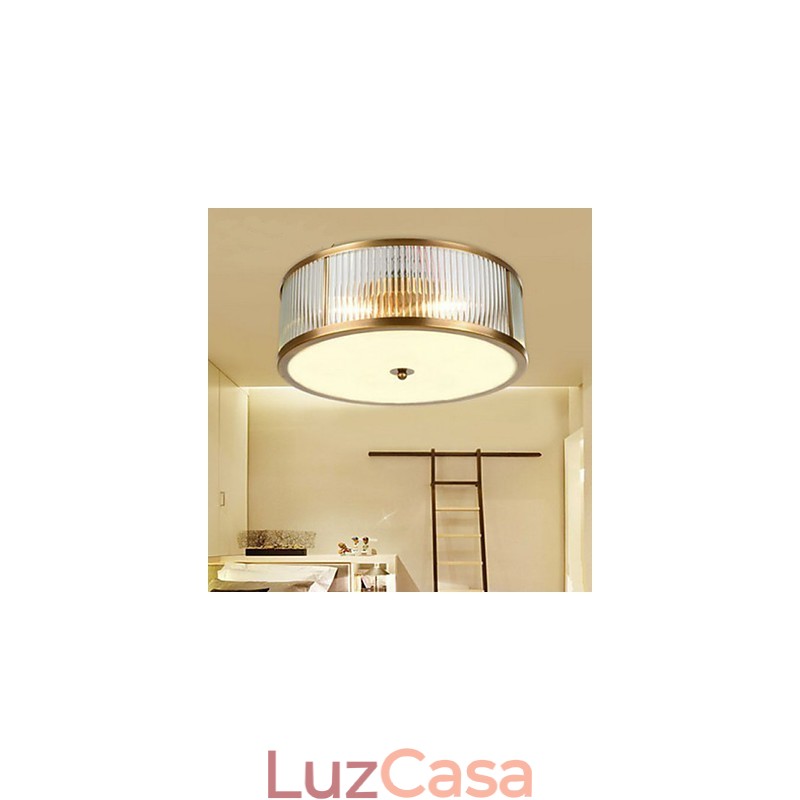 Lâmpada de cobre completa Lâmpada Lâmpada