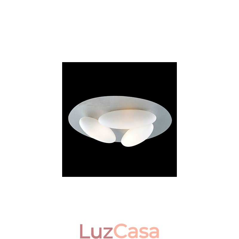 Montagem embutida moderna com 3 luzes (base de lâmpada G9)