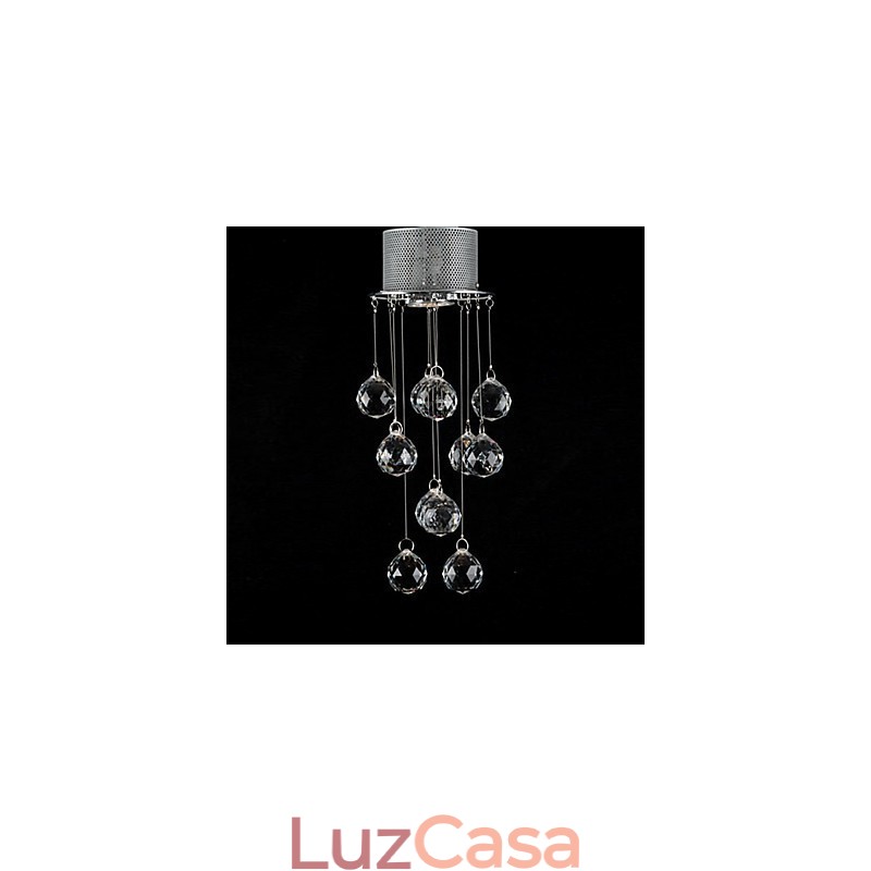 Luminária de embutir em cristal moderna