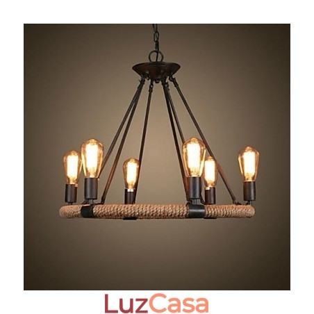 Tradicional Clássico Rústico Lodge Retro Country Vintage Pintura Metal Pendente Luz Tradicional Clássico Rústico Lodge Retro Country Vintage Pintura Metal Pendente Luz