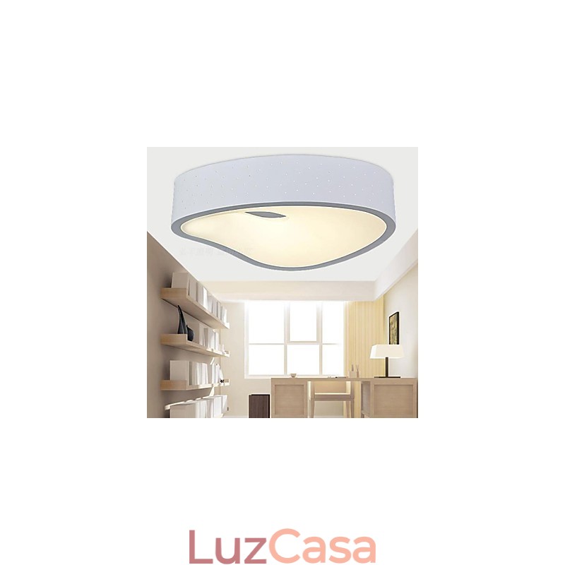 Luminárias Pendentes 1 Luz Moderna Metal Branco e Acrílico