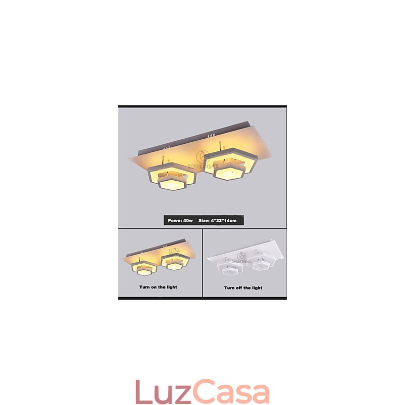 Luminária pendente linear fashion