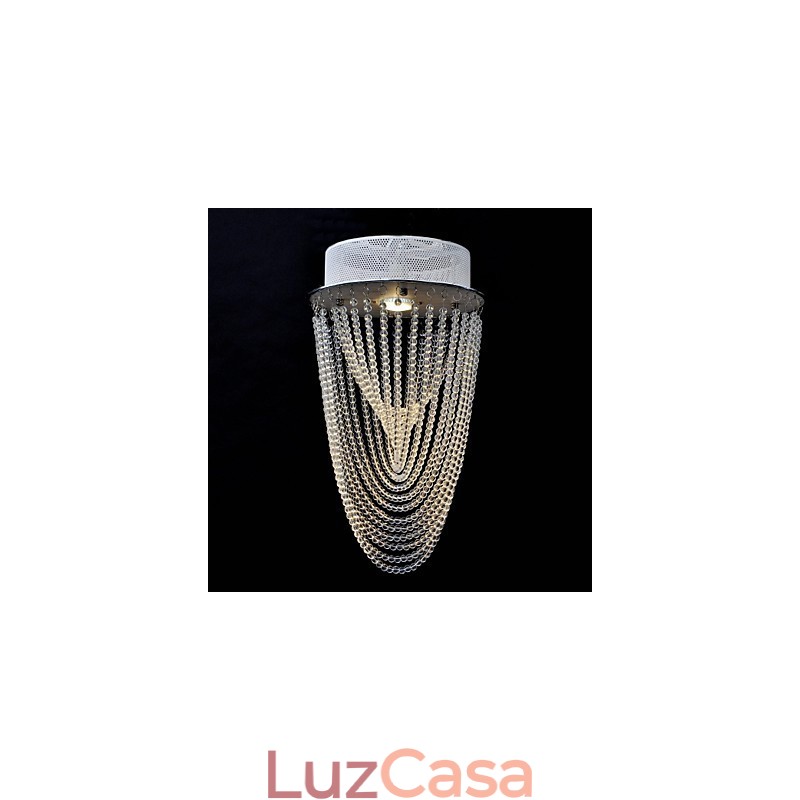 Luminária de teto de cristal de luxo