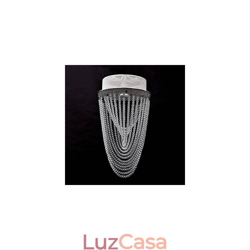 Luminária de teto de cristal de luxo