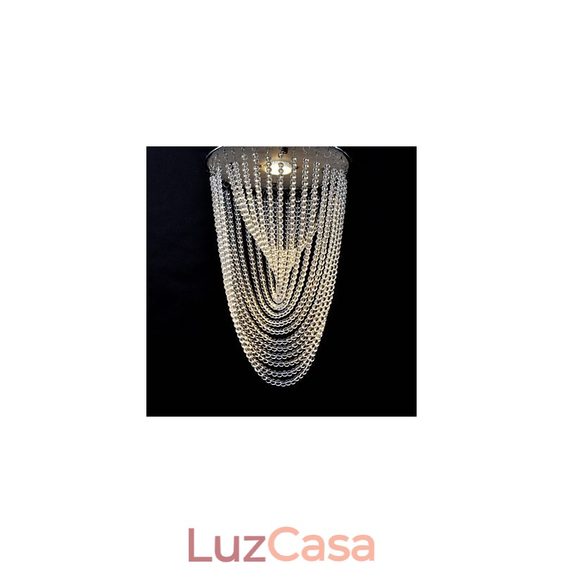 Luminária de teto de cristal de luxo