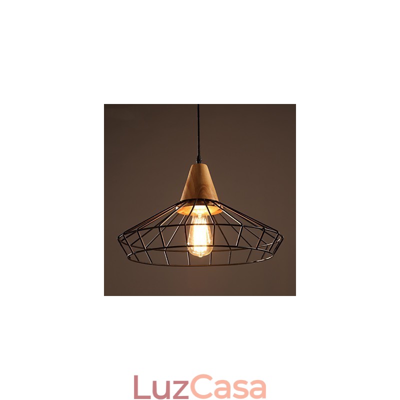 Lustre Mini Estilo Tradicional Clássico Retro Metal