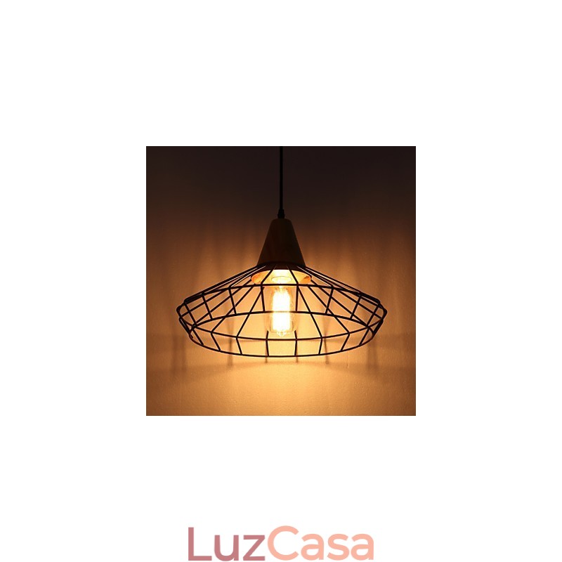 Lustre Mini Estilo Tradicional Clássico Retro Metal