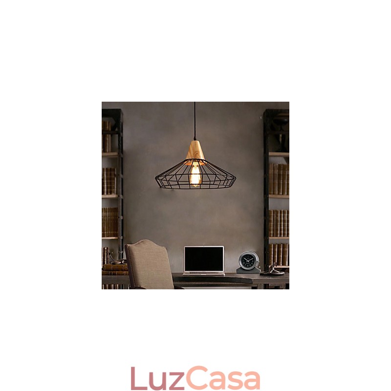 Lustre Mini Estilo Tradicional Clássico Retro Metal
