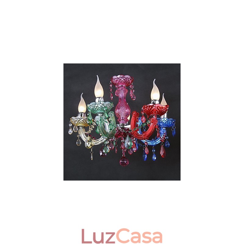 Luminárias de teto 5 luzes simples modernas artísticas
