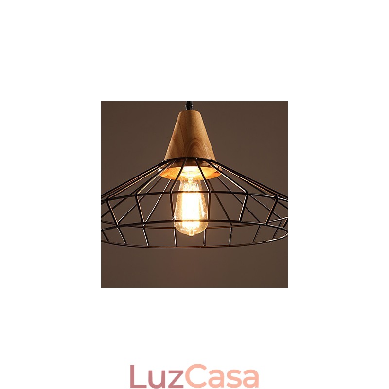 Lustre Mini Estilo Tradicional Clássico Retro Metal