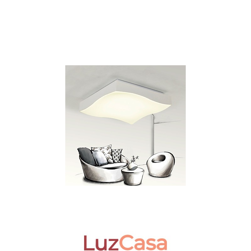 Luminária de teto 1 luz moderna simples artística