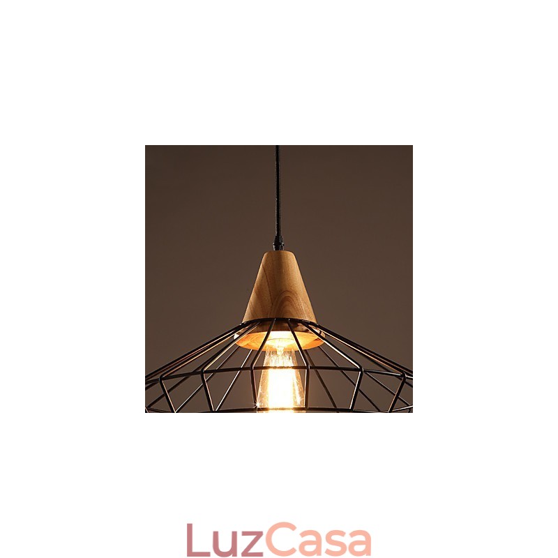 Lustre Mini Estilo Tradicional Clássico Retro Metal