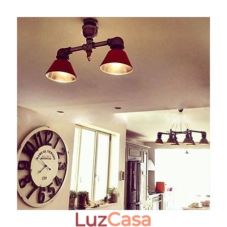 Luzes de spot de metal vintage country Luzes de spot de metal vintage country