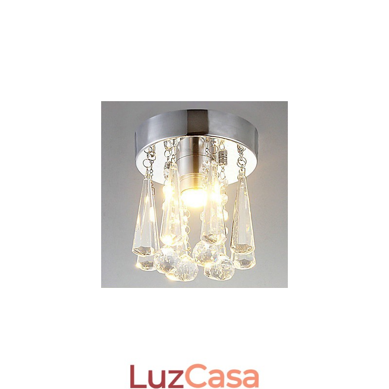 Modern Crystal 1 Luzes Montagem Embutida Em Formato De Coroa