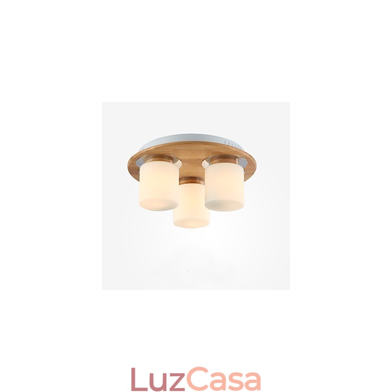 Alto Brilho Original Madeira Moderna Luzes de Teto Estilo Country