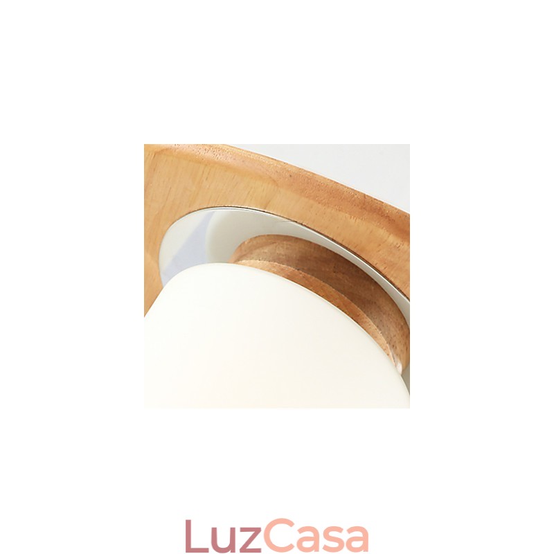 Alto Brilho Original Madeira Moderna Luzes de Teto Estilo Country