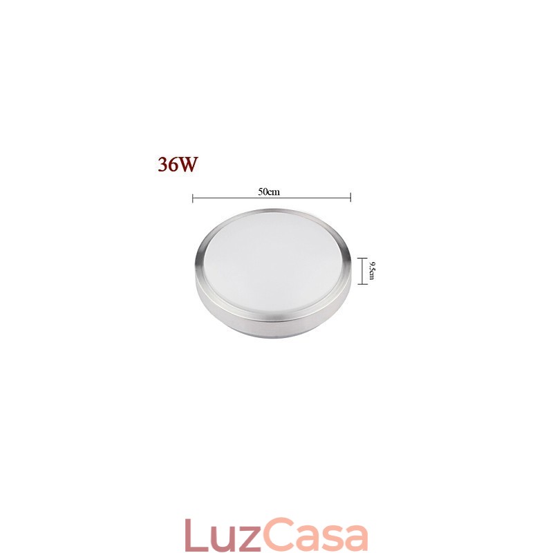 Luzes de montagem embutida Luz de assento redonda Simples Moderna Diâmetro 50CM