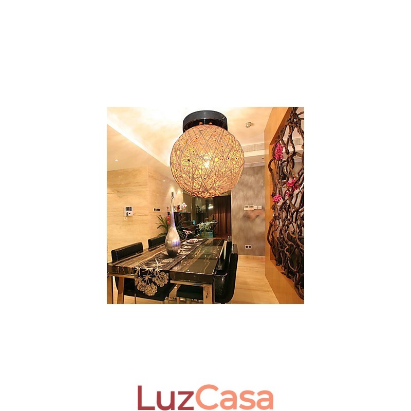 1 Luminária de Teto em Formato de Bola
