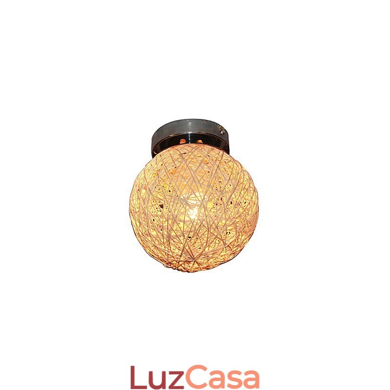 1 Luminária de Teto em Formato de Bola