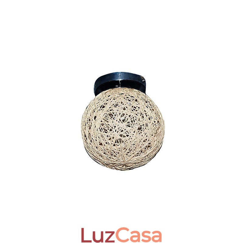 1 Luminária de Teto em Formato de Bola