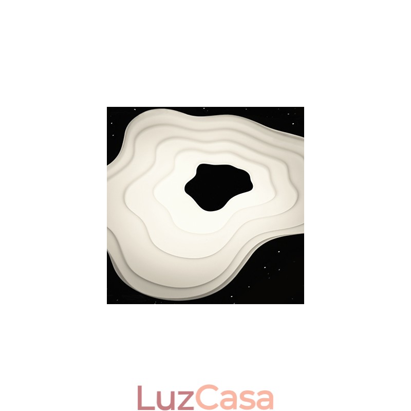 Luminária de teto criativa de arte de moda aconchegante Luminária de teto simples irregular