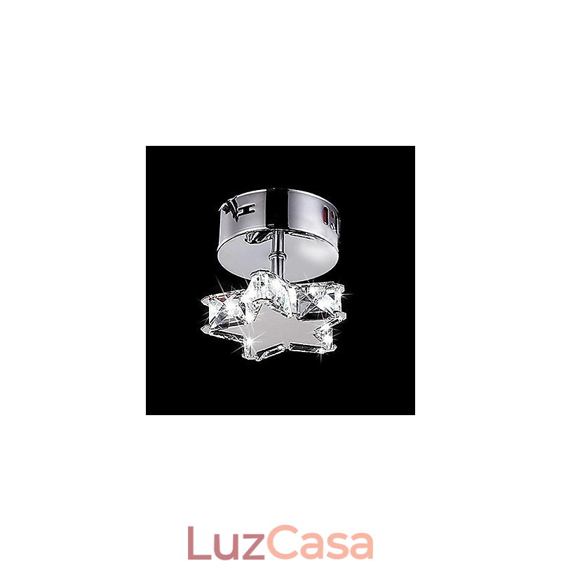 Moderno Contemporâneo Cristal Metal Montagem Embutida