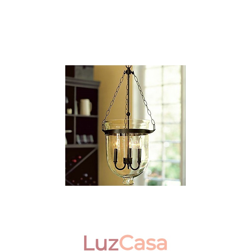 Lustre tradicional clássico vintage estilo mini galvanizado