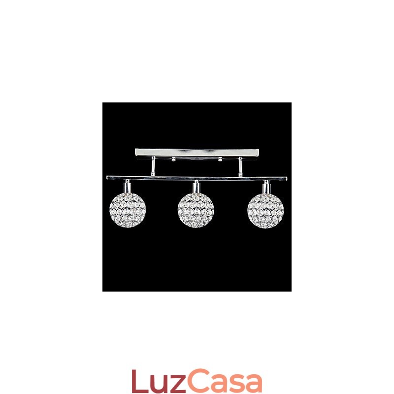 Moderno Contemporâneo Cristal Cromado Metal Montagem Embutida