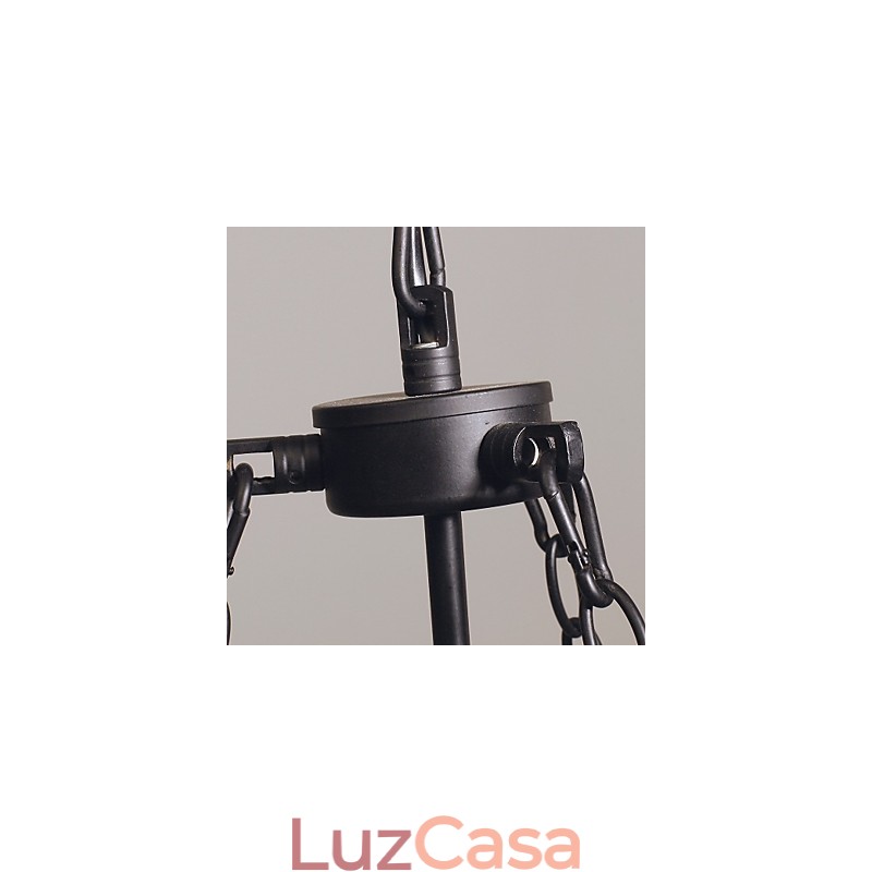 Lustre tradicional clássico vintage estilo mini galvanizado
