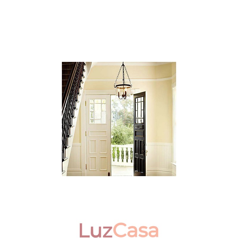 Lustre tradicional clássico vintage estilo mini galvanizado