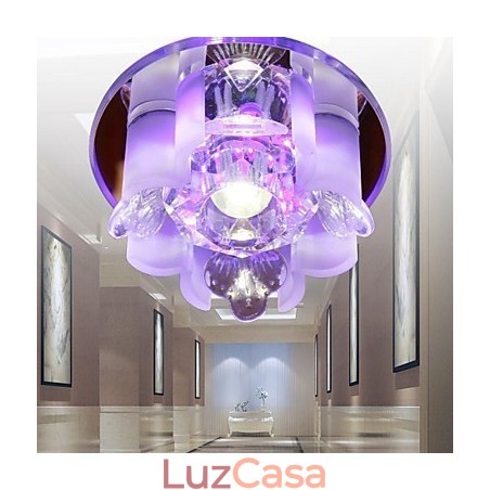 Moderno Contemporâneo Cristal Metal Montagem Embutida Moderno Contemporâneo Cristal Metal Montagem Embutida